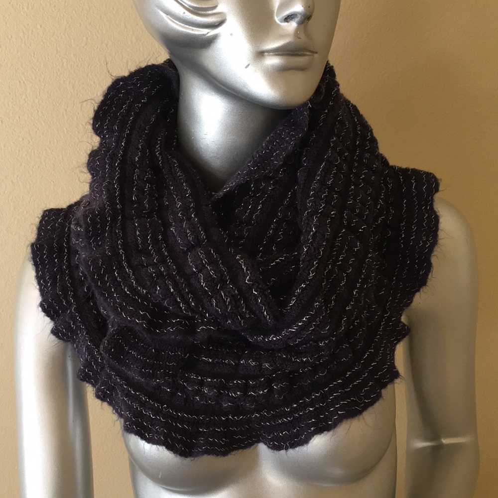 Nine West Ruffled Infinity Scarf